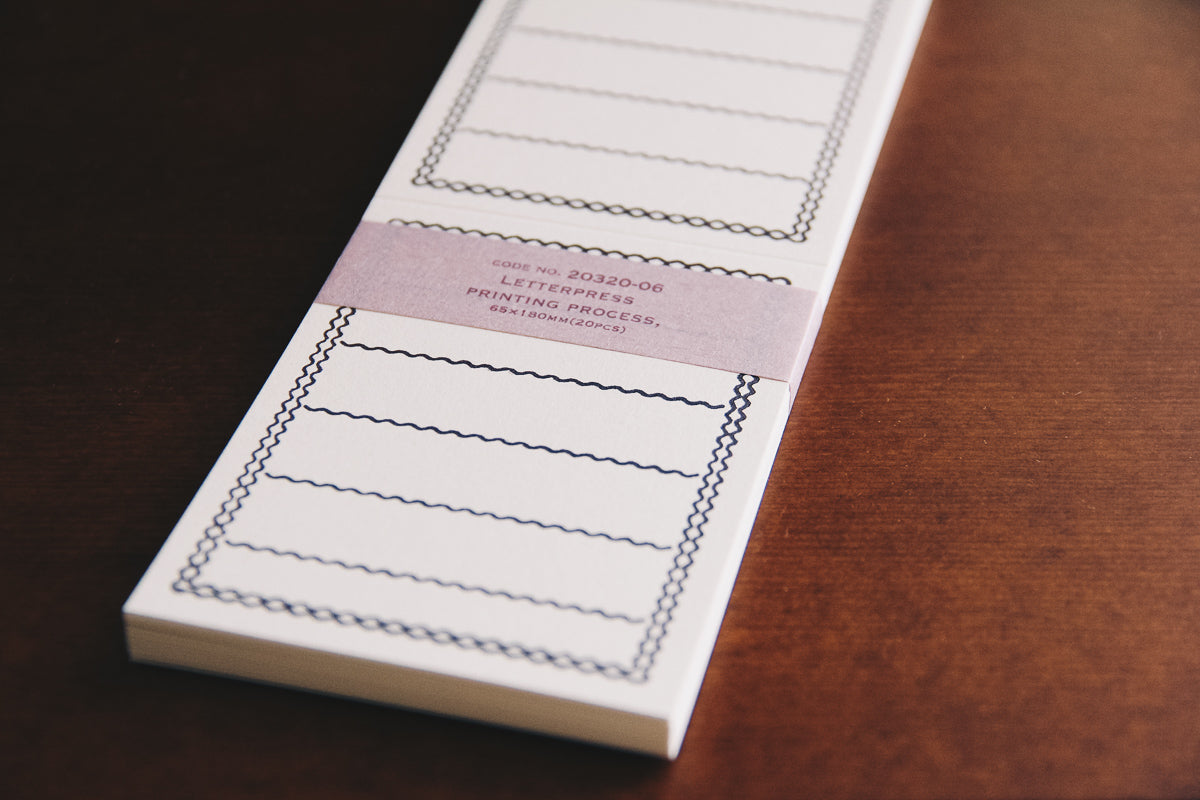 Folded Memo Card (Deep Purple) - Smidapaper Ikigai Shop