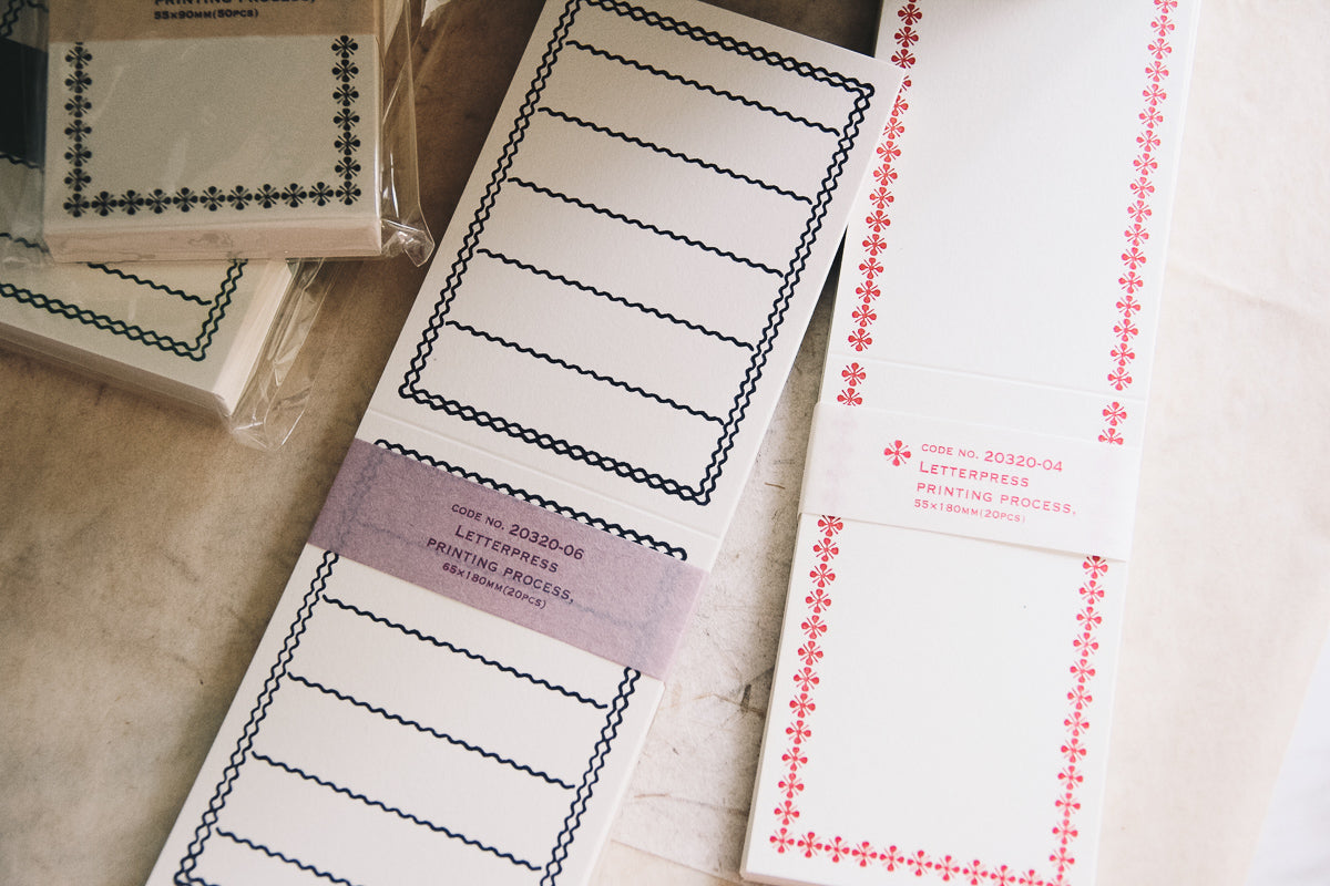 Folded Memo Card (Deep Purple) - Smidapaper Ikigai Shop