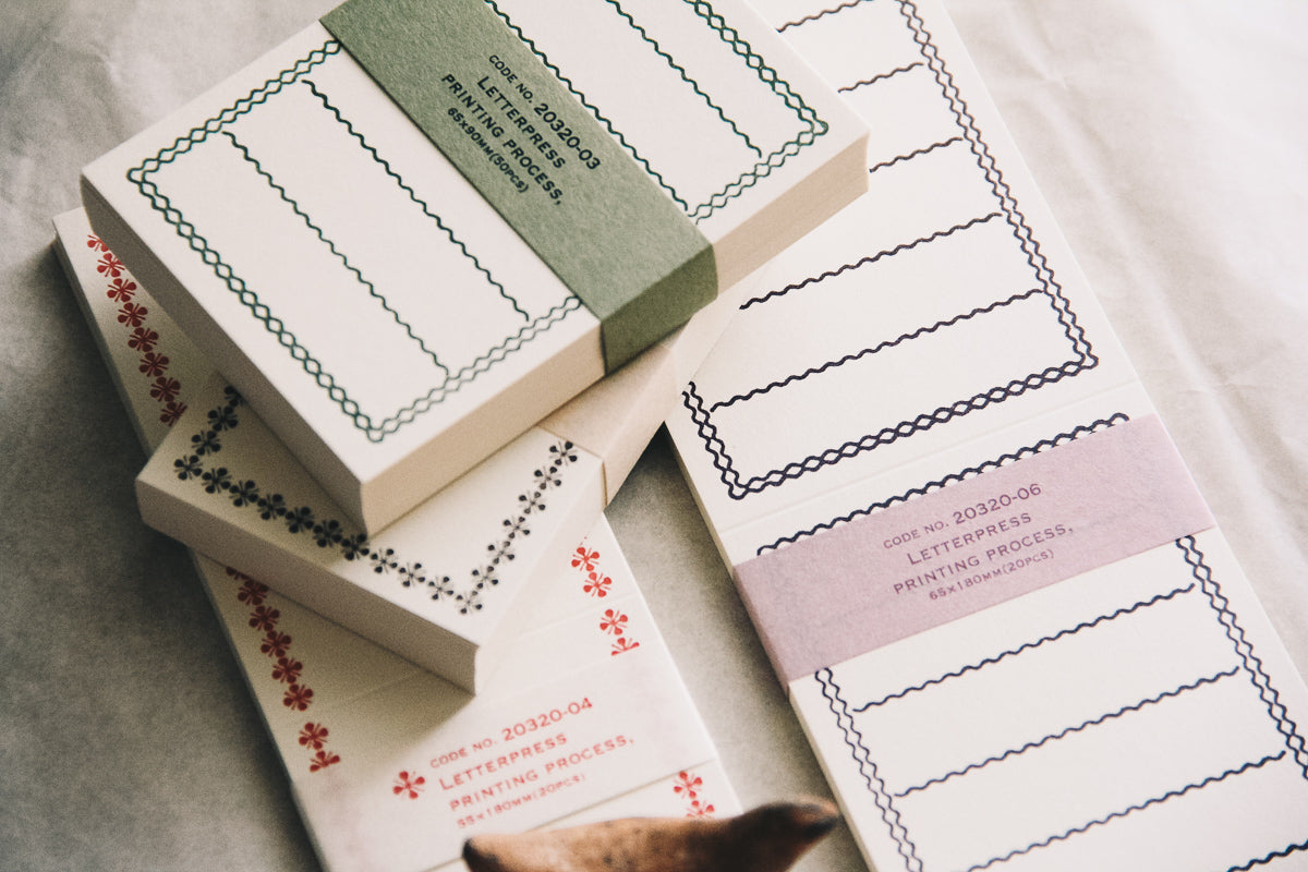 Folded Memo Card (Deep Purple) - Smidapaper Ikigai Shop