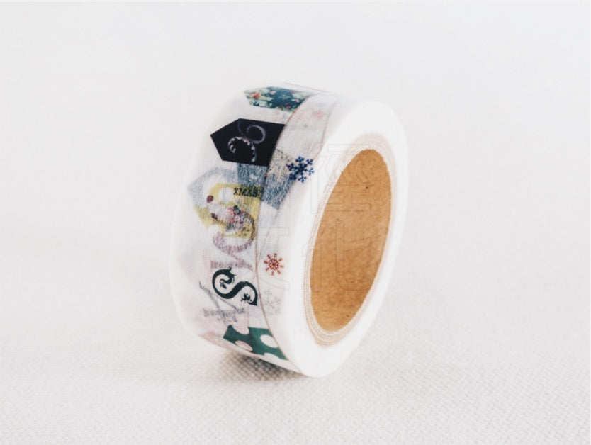 Liang Feng Merry X'Mas Washi Tape MTW-LF063 - Smidapaper Ikigai Shop