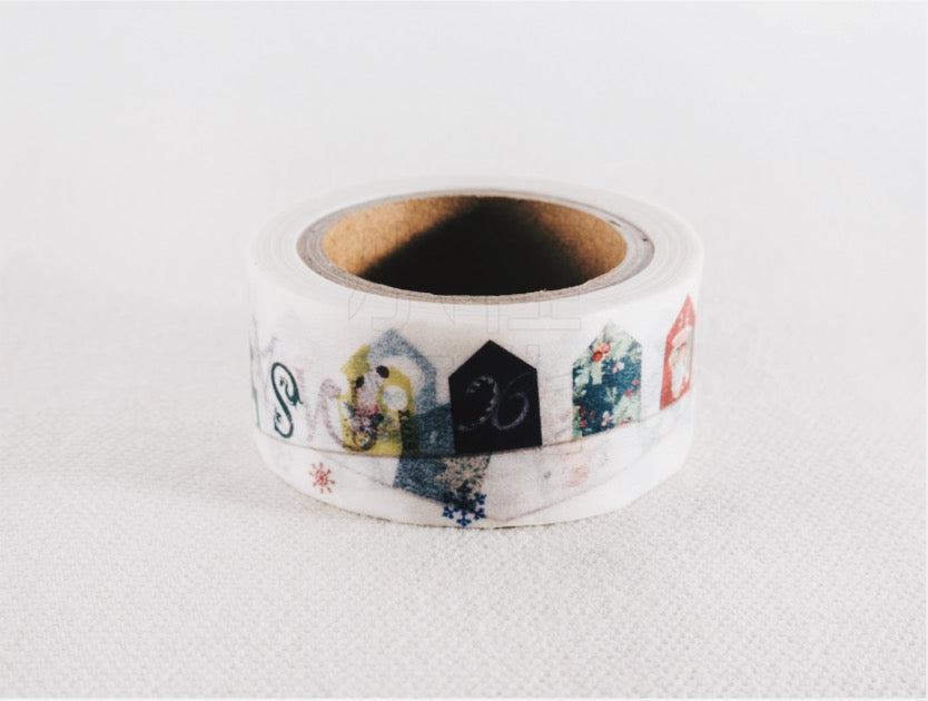 Liang Feng Merry X'Mas Washi Tape MTW-LF063 - Smidapaper Ikigai Shop