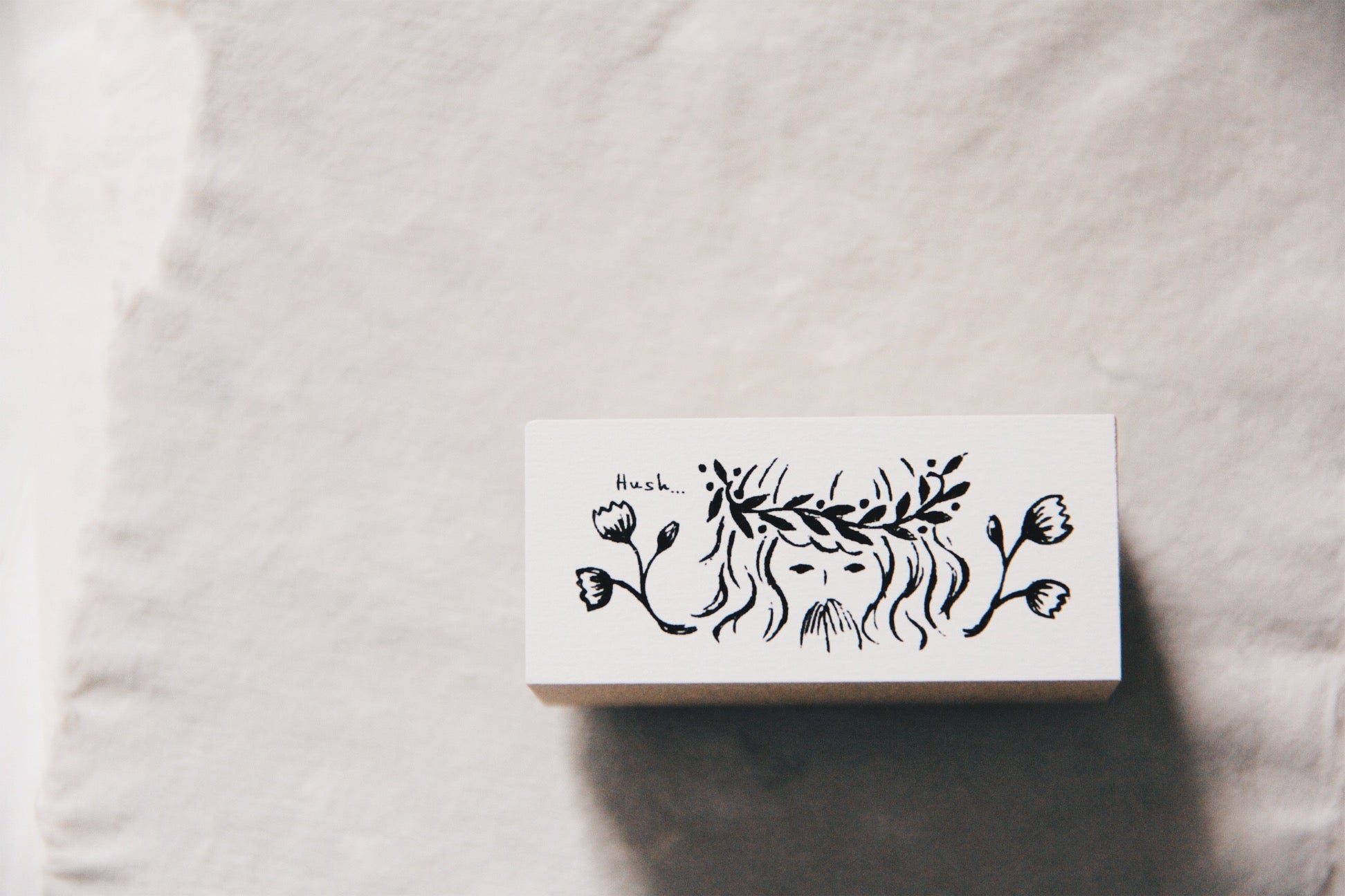 Nico Neco x deguchi Be Still Rubber Stamp - Smidapaper Ikigai Shop