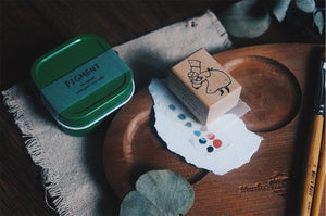 Yamadoro Pigment Rubber Stamp - Smidapaper Ikigai Shop