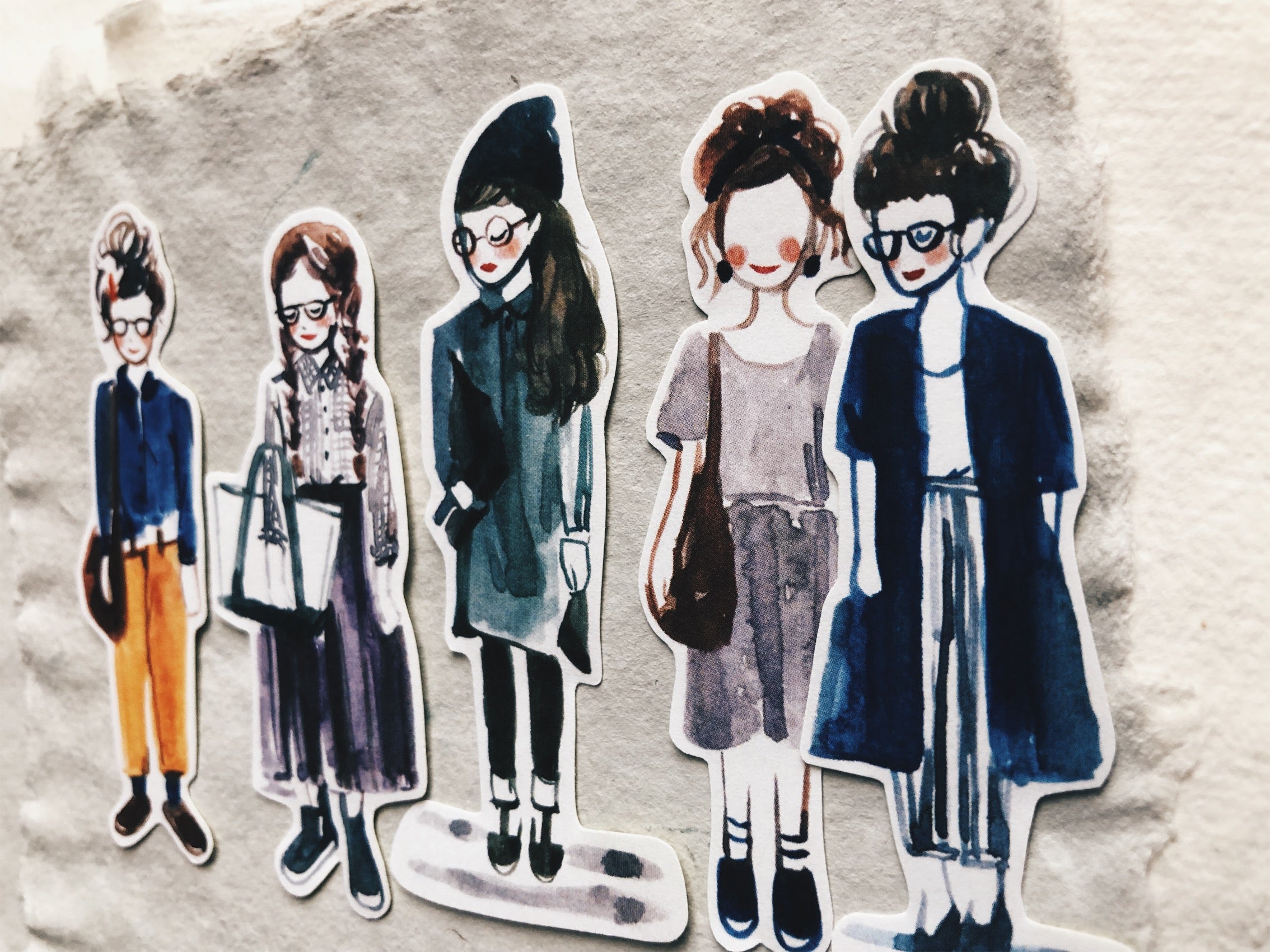 Msbulat Daily OOTD Stickers - Smidapaper Ikigai Shop