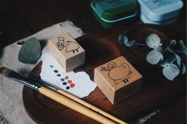 Yamadoro Pigment Rubber Stamp - Smidapaper Ikigai Shop