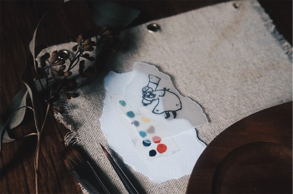 Yamadoro Pigment Rubber Stamp - Smidapaper Ikigai Shop