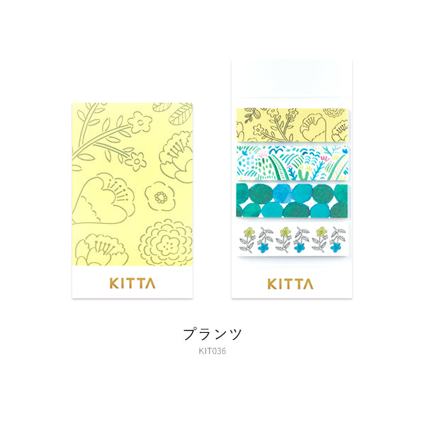 KITTA Washi Tape -KIT036 Plants - Smidapaper Ikigai Shop