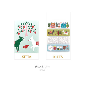 KITTA Washi Tape -KIT040 Country - Smidapaper Ikigai Shop