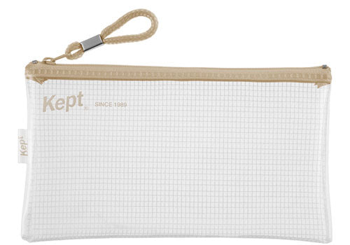 Kept Clear Pencil Case Flat-5 Colours