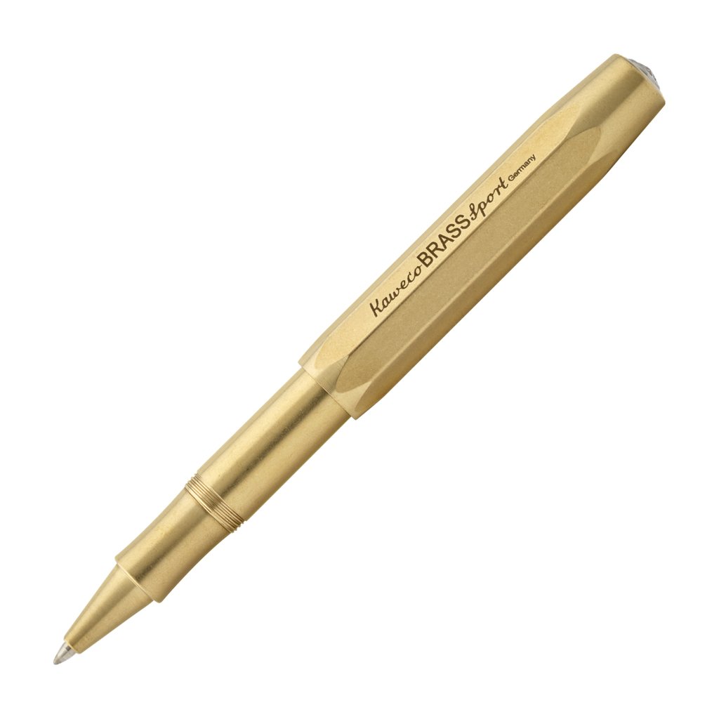 Kaweco Brass Sports Gel Roller- Gold - Smidapaper Ikigai Shop