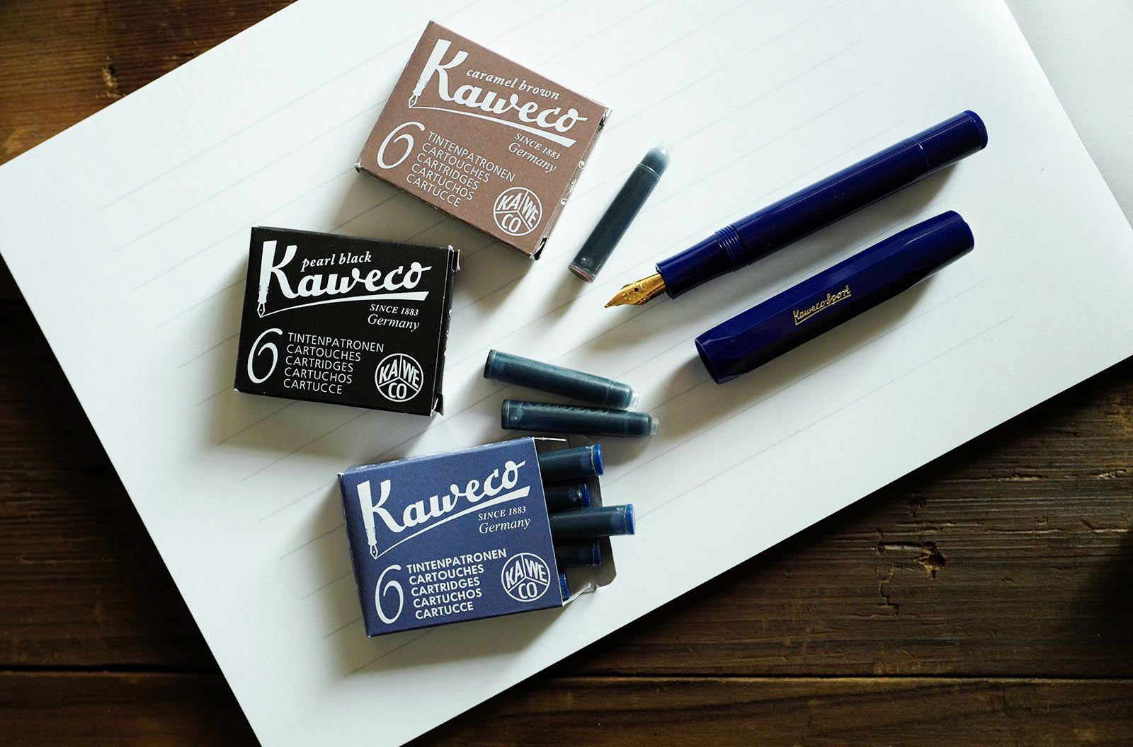 Kaweco Ink Cartridges - Smidapaper Ikigai Shop