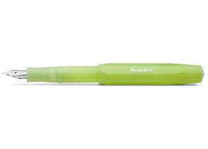 Kaweco Frosted Sport Fountain Pen Fine Lime - Smidapaper Ikigai Shop