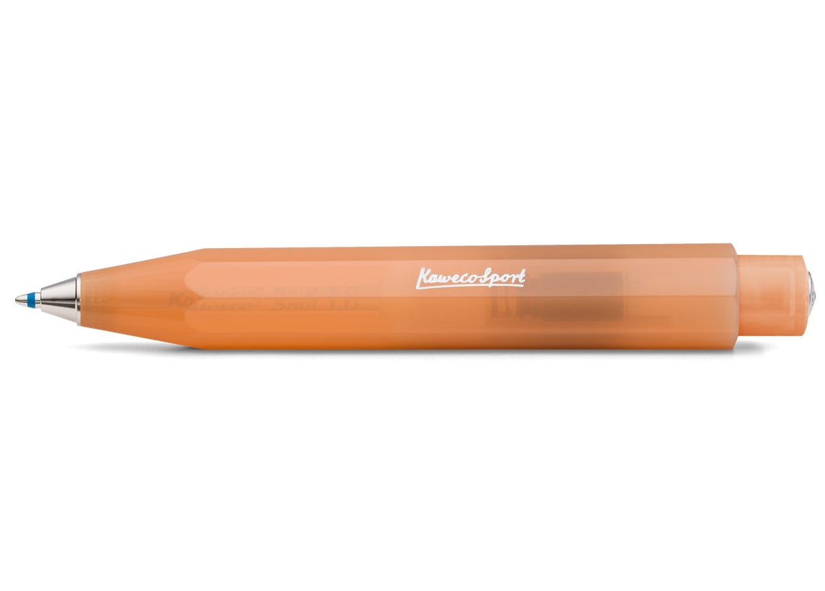 Kaweco Frosted Sport Ball Pen Soft Mandarine - Smidapaper Ikigai Shop