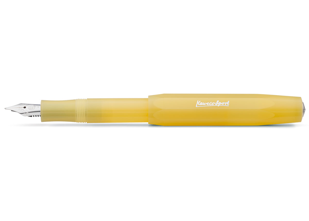 Kaweco Frosted Sport Fountain Pen Sweet Banana - Smidapaper Ikigai Shop