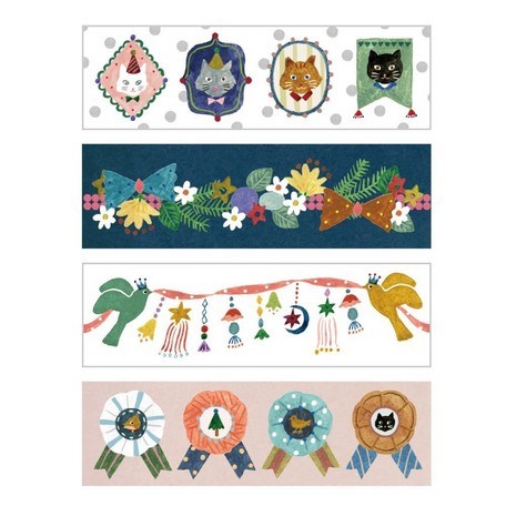KITTA Washi Tape -KIT038 Kazari - Smidapaper Ikigai Shop