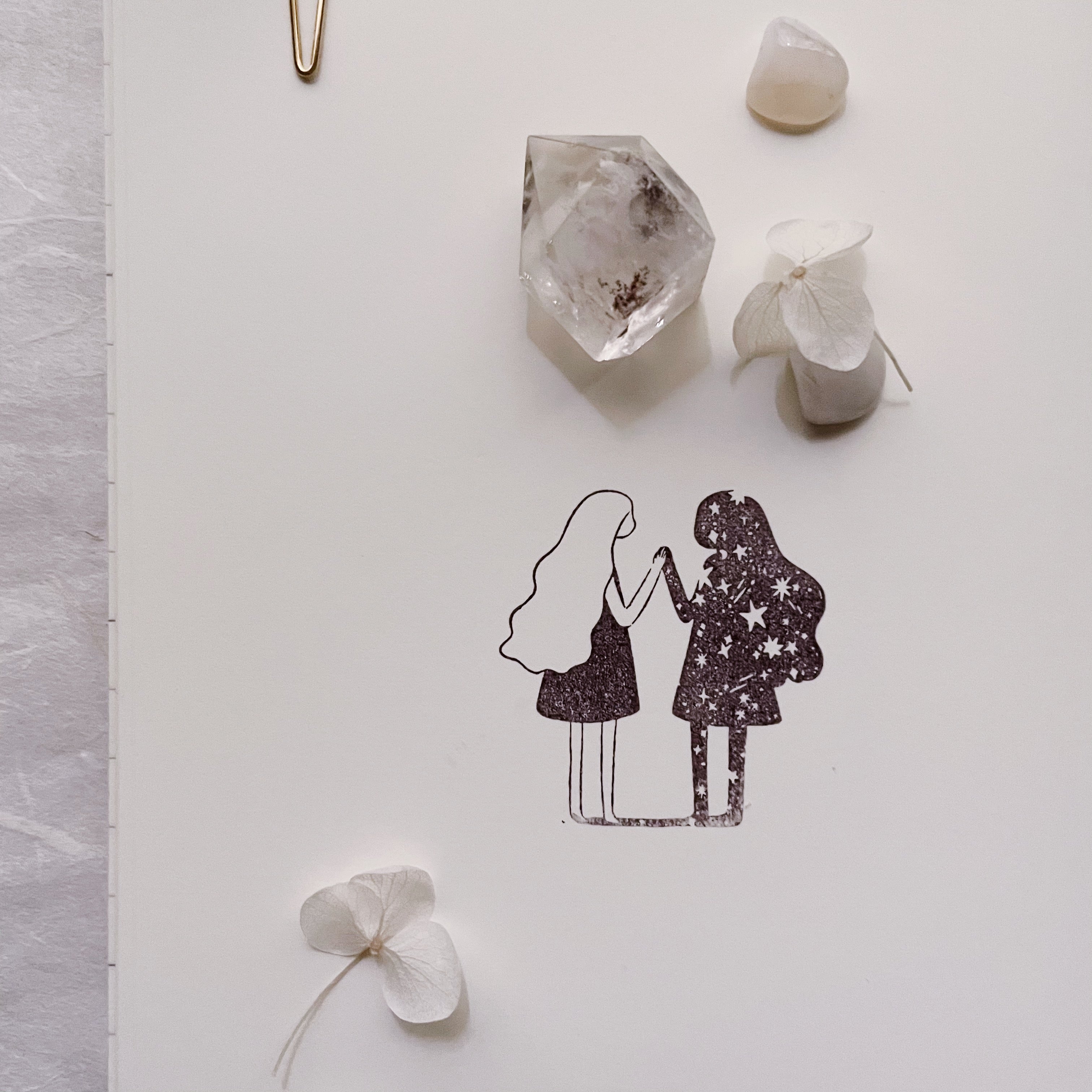 msbulat Slow Down: Know Yourself Again Rubber Stamp - Smidapaper Ikigai Shop