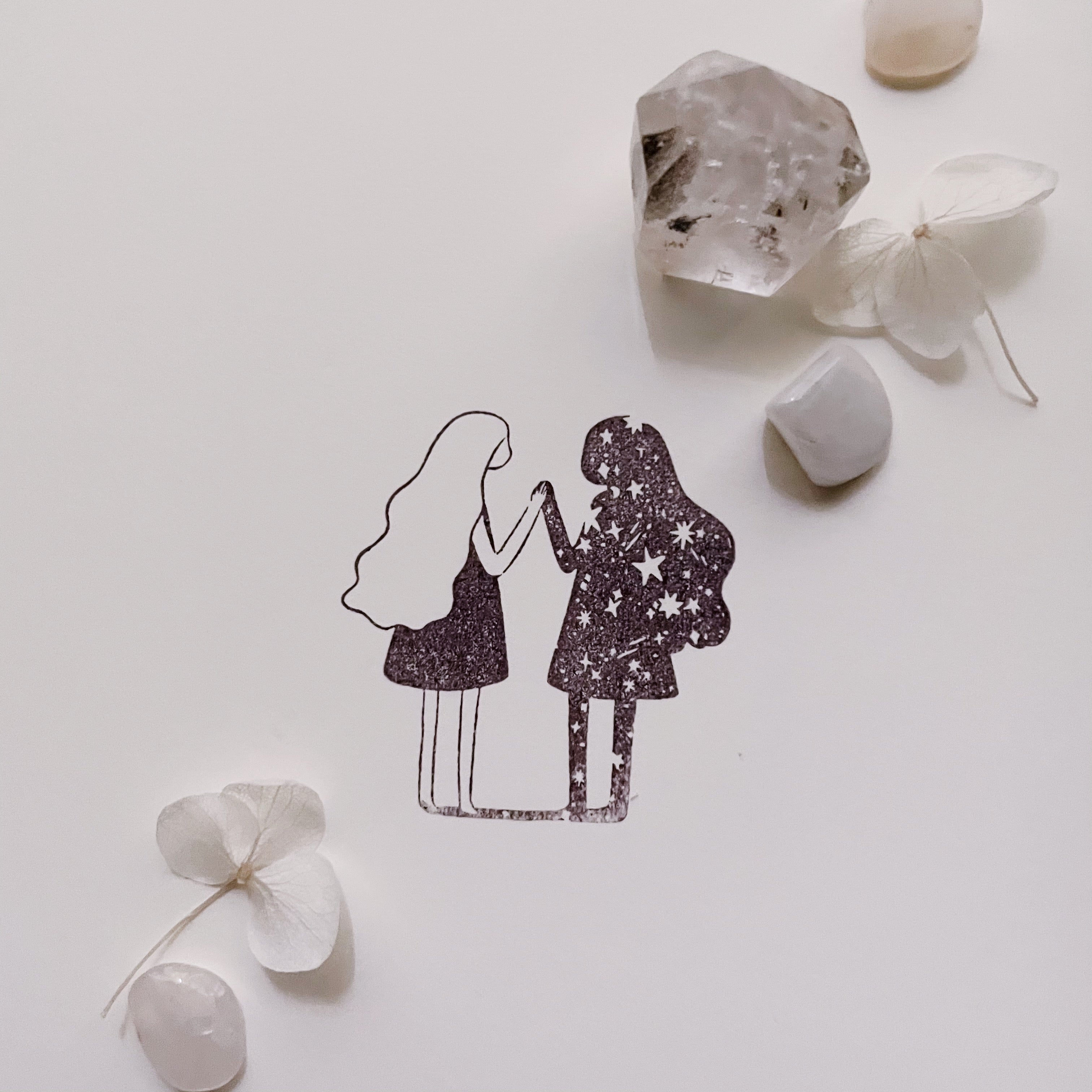 msbulat Slow Down: Know Yourself Again Rubber Stamp - Smidapaper Ikigai Shop