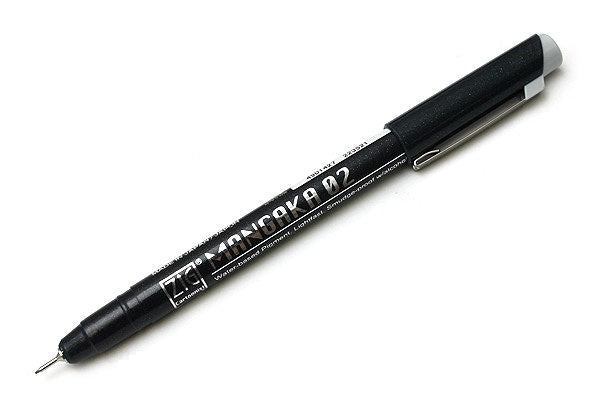 Kuretake Zig Cartoonist Mangaka 02 Gray - Smidapaper Ikigai Shop