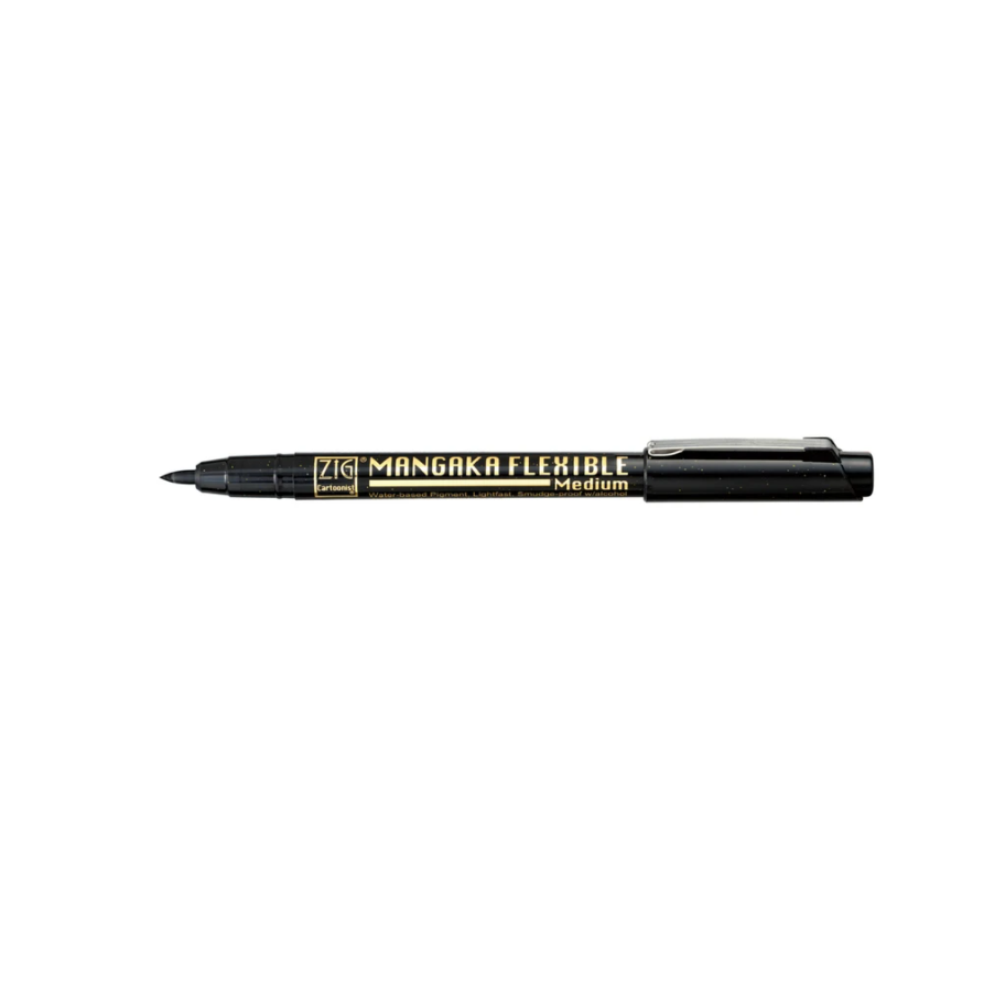 Kuretake Zig Cartoonist Mangaka Flexible Medium - Smidapaper Ikigai Shop