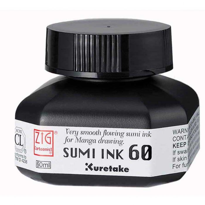 Kuretake Zig Black Sumi Ink - Smidapaper Ikigai Shop