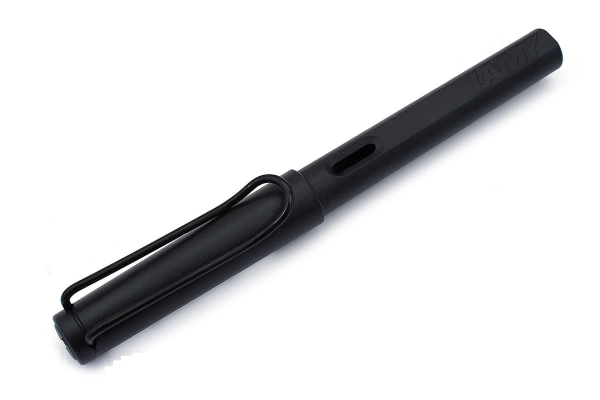 Lamy Safari 044 All Black Fountain Pen - Medium - Smidapaper Ikigai Shop