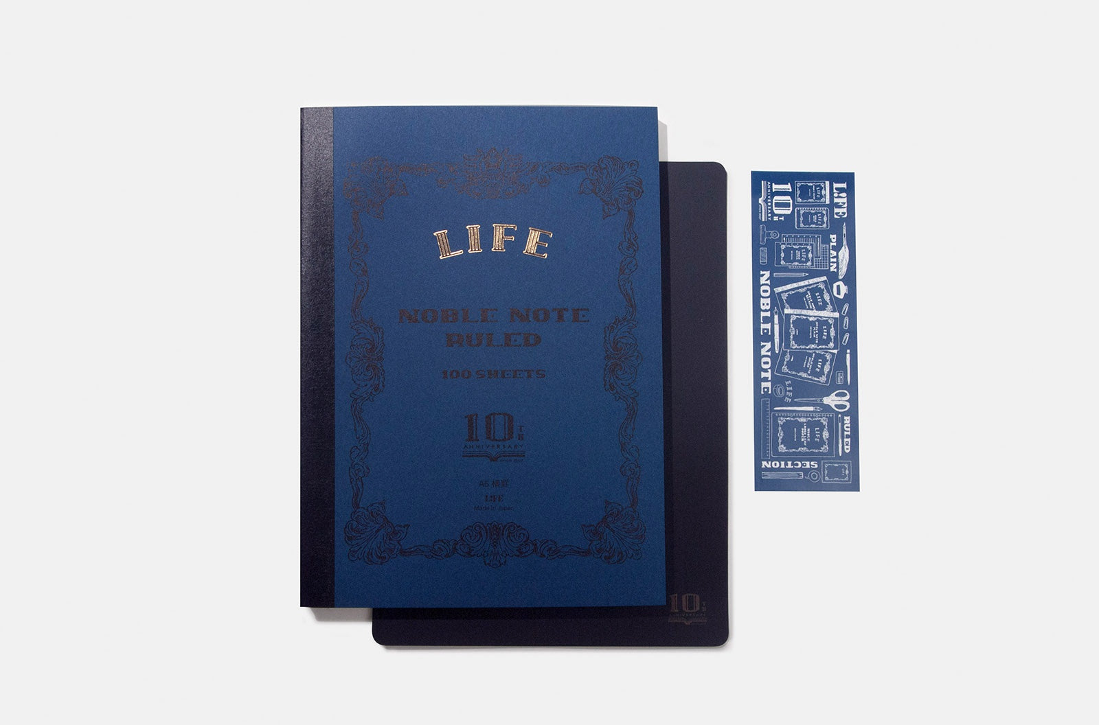 LIFE Noble 10th Anniversary Limited Note Set (A5 ruled) - Smidapaper Ikigai Shop