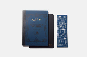LIFE Noble 10th Anniversary Limited Note Set (A6 plain) - Smidapaper Ikigai Shop