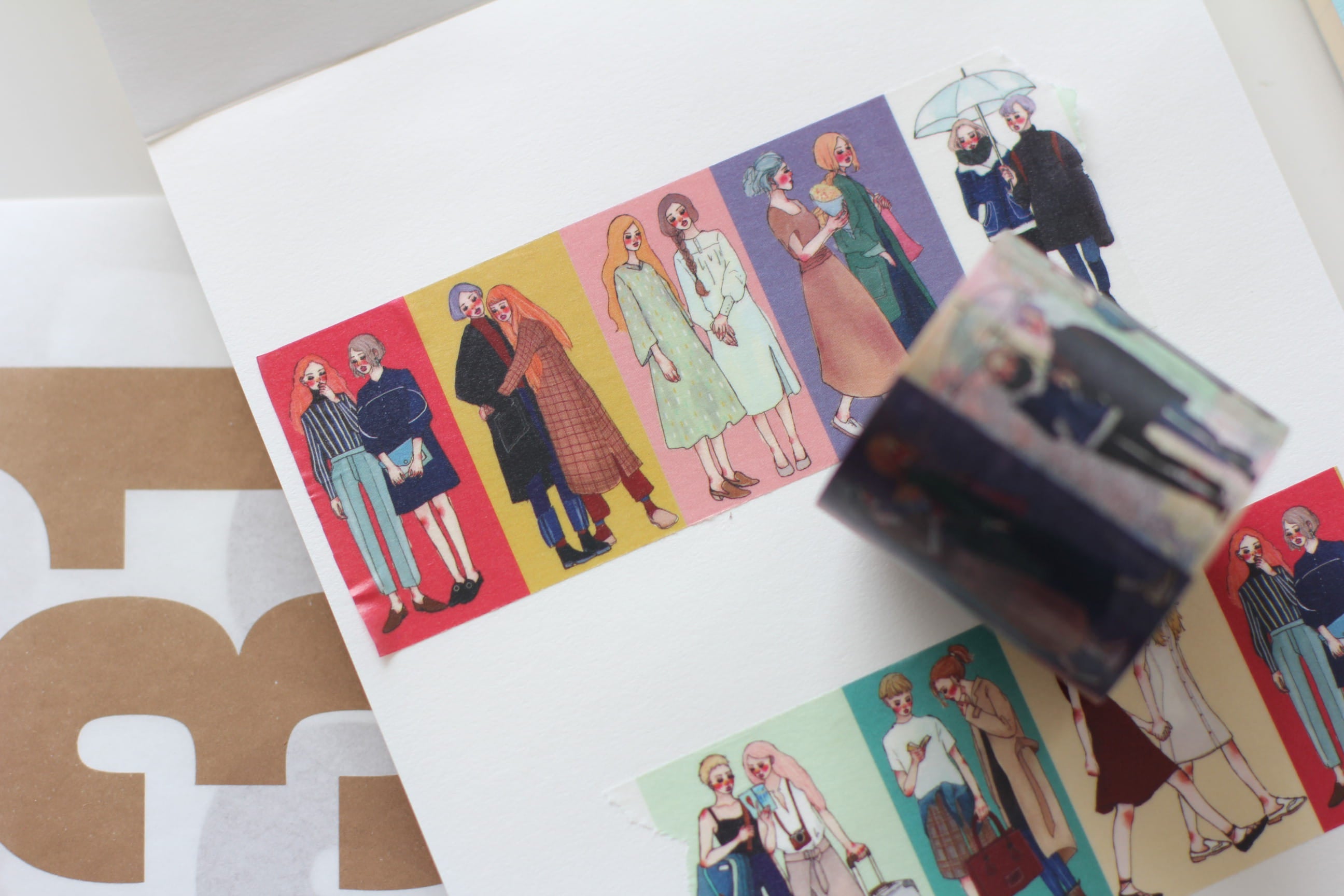 La Dolce Vita Girls - Washi Tape - As Long As You're Fine - Smidapaper Ikigai Shop