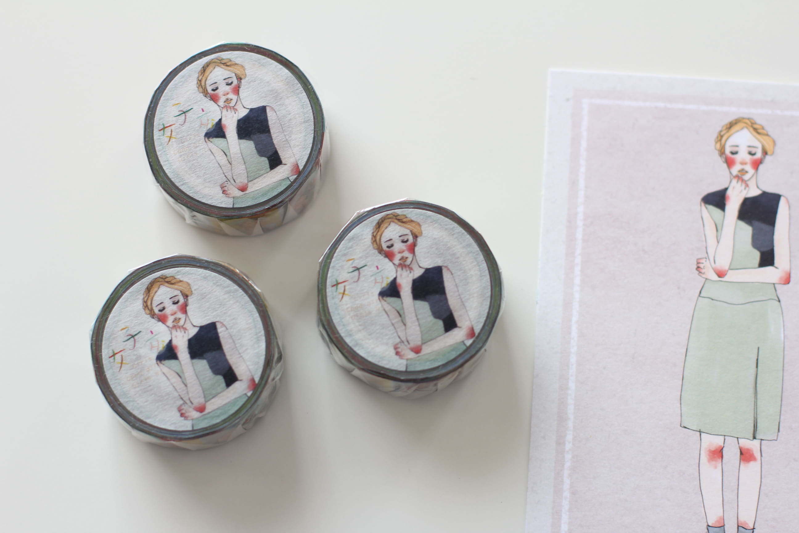 La Dolce Vita Girls - Washi Tape - No. 2 - Smidapaper Ikigai Shop