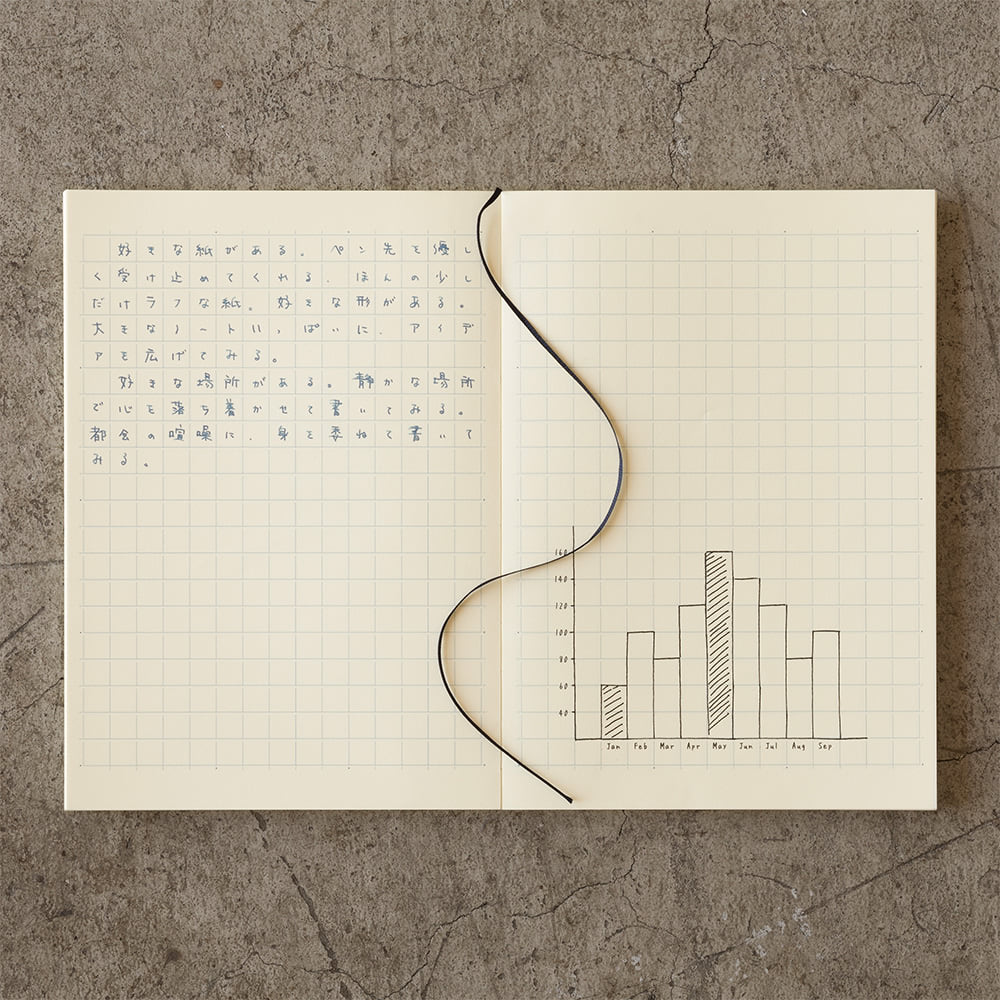 MD Notebook - 10th Anniversary - Oversized Grid - Smidapaper Ikigai Shop