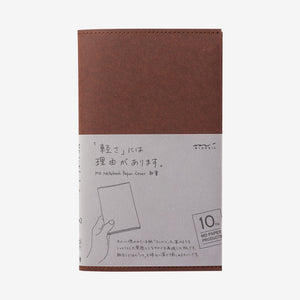 MD Paper Cover - 10th Anniversary - B6 Slim Dark Brown - Smidapaper Ikigai Shop