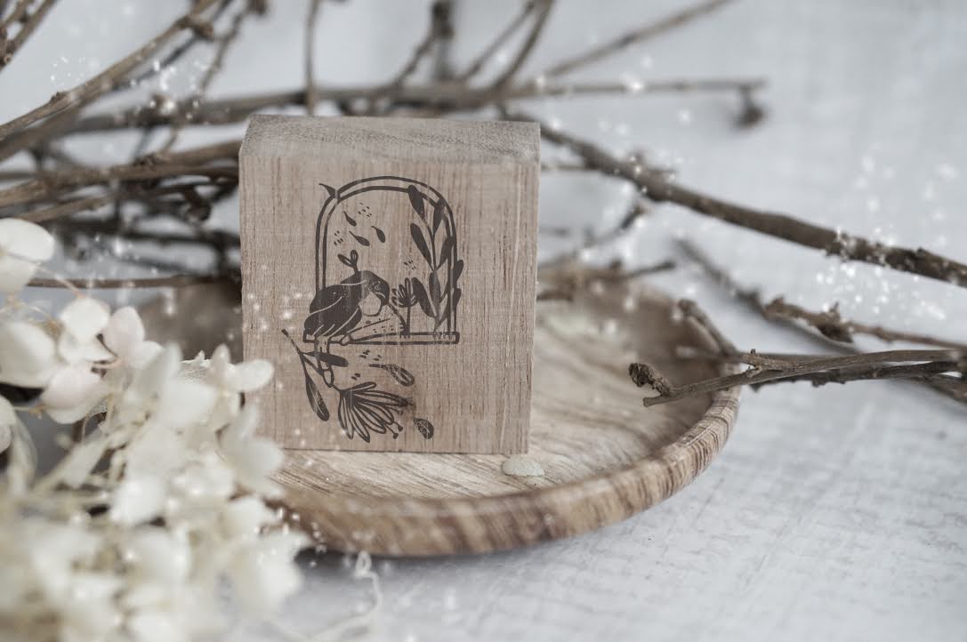 Black Milk Project Monochrome Girls Rubber Stamp: Window Sill