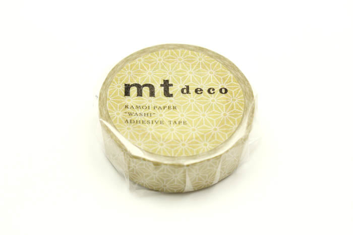 MT Washi Tape - Asanoha Karekusa MT01D425 - Smidapaper Ikigai Shop