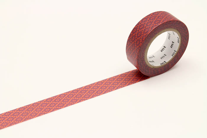 MT Washi Tape - Hanabishi Kakishibu MT01D430 - Smidapaper Ikigai Shop