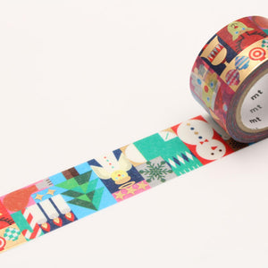 MT Washi Tape - Geometric Christmas MTCMAS87 - Smidapaper Ikigai Shop