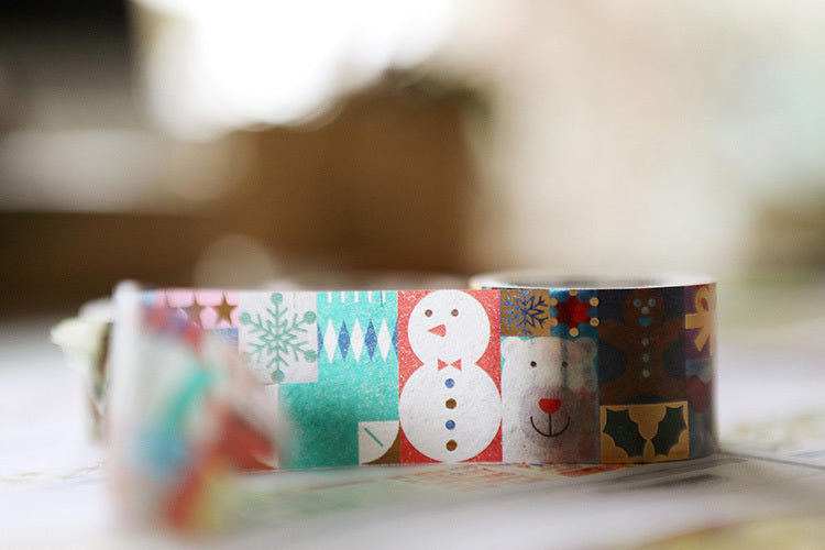 MT Washi Tape - Geometric Christmas MTCMAS87 - Smidapaper Ikigai Shop