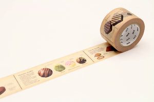 MT Washi Tape - Encyclopedia Chocolate MTEX1P152 - Smidapaper Ikigai Shop