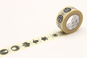 MT Washi Tape - Family Crest MTEX1P144 - Smidapaper Ikigai Shop