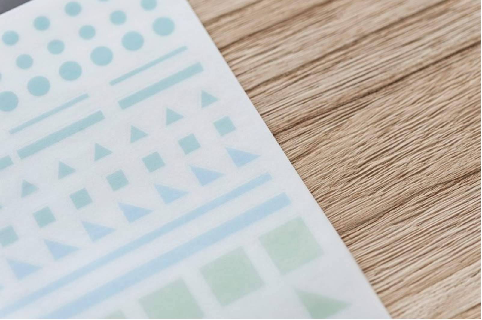 MU Print-On Stickers-025 Geometric - Smidapaper Ikigai Shop