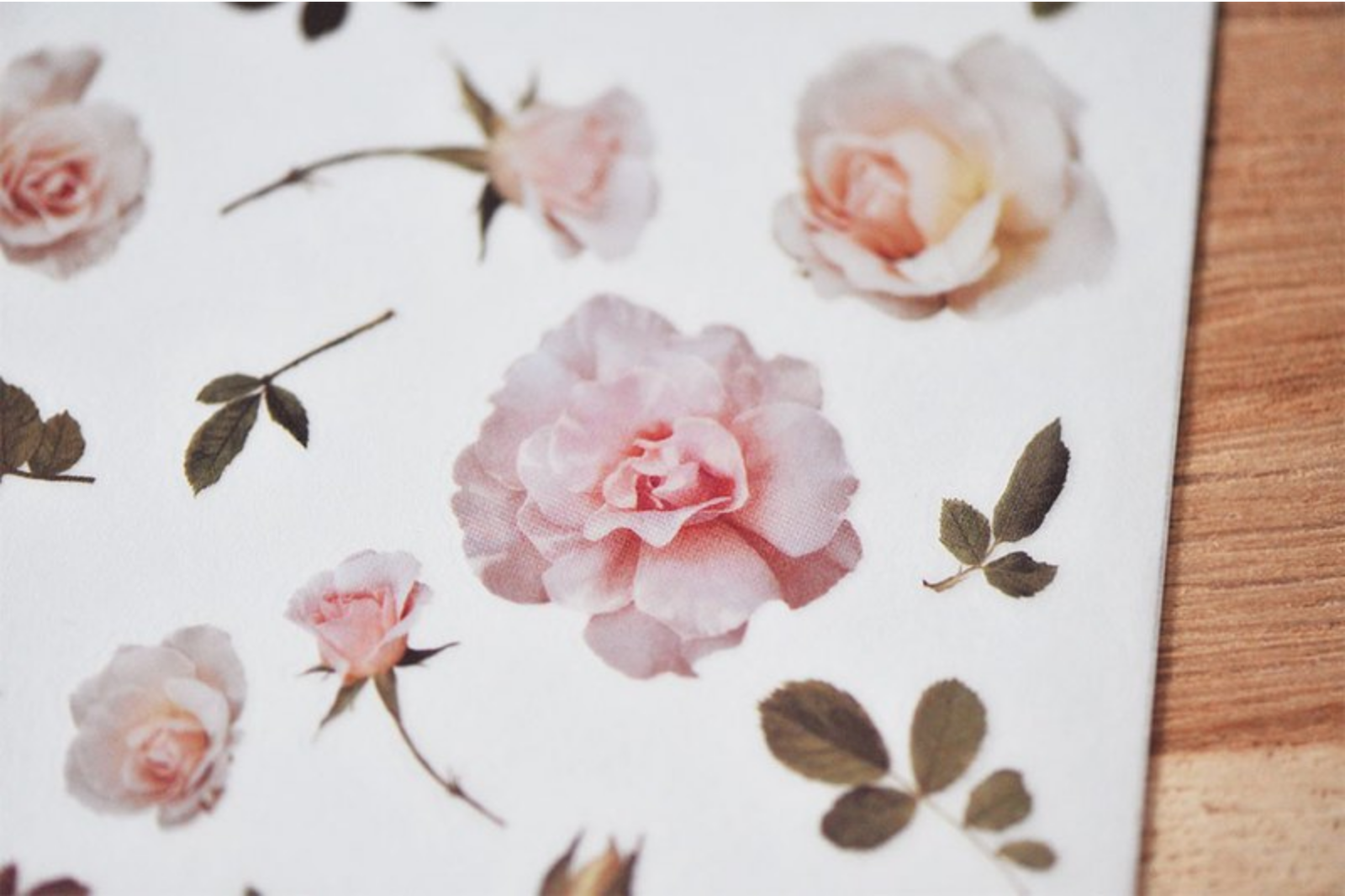 MU Print-On Stickers-034 Classical Roses - Smidapaper Ikigai Shop