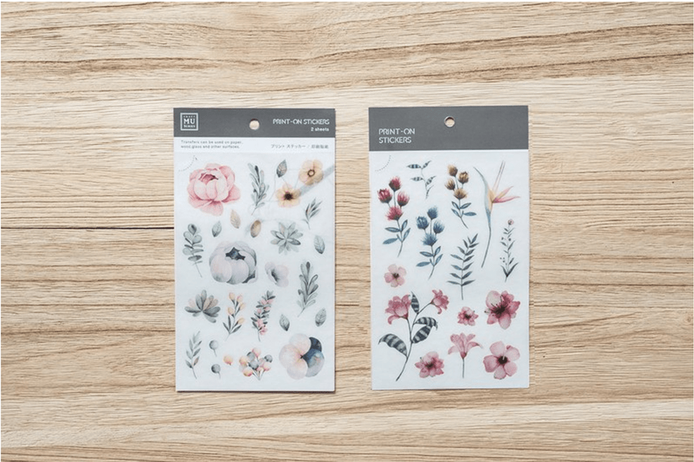 MU Print-On Stickers-011 Summer Garden - Smidapaper Ikigai Shop