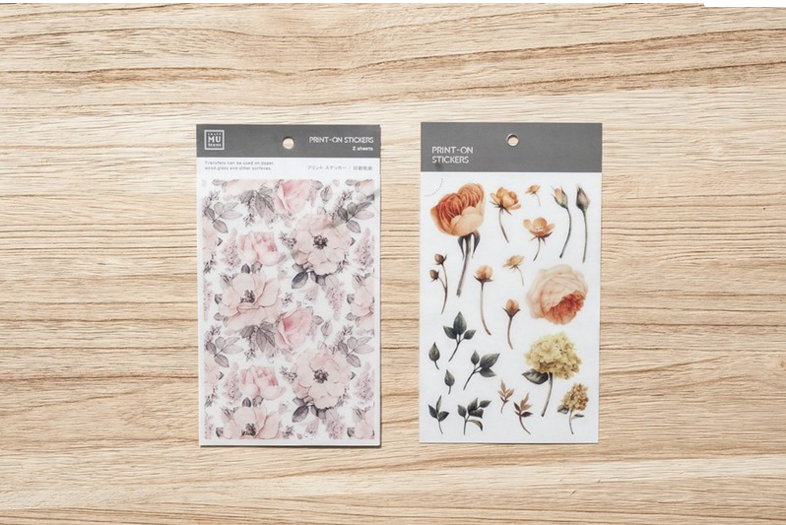 MU Print-On Stickers-012 Rich Multicolor - Smidapaper Ikigai Shop