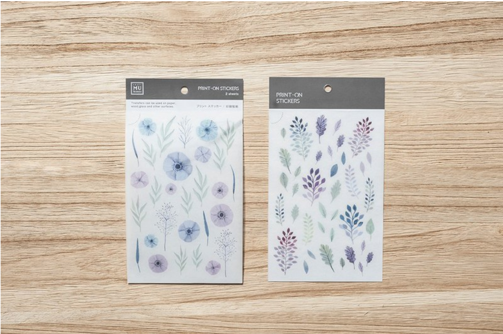 MU Print-On Stickers-014 Byblis Liniflora - Smidapaper Ikigai Shop