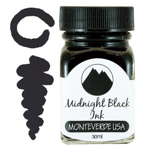 Monteverde USA 30ml Ink - Midnight Black - Smidapaper Ikigai Shop