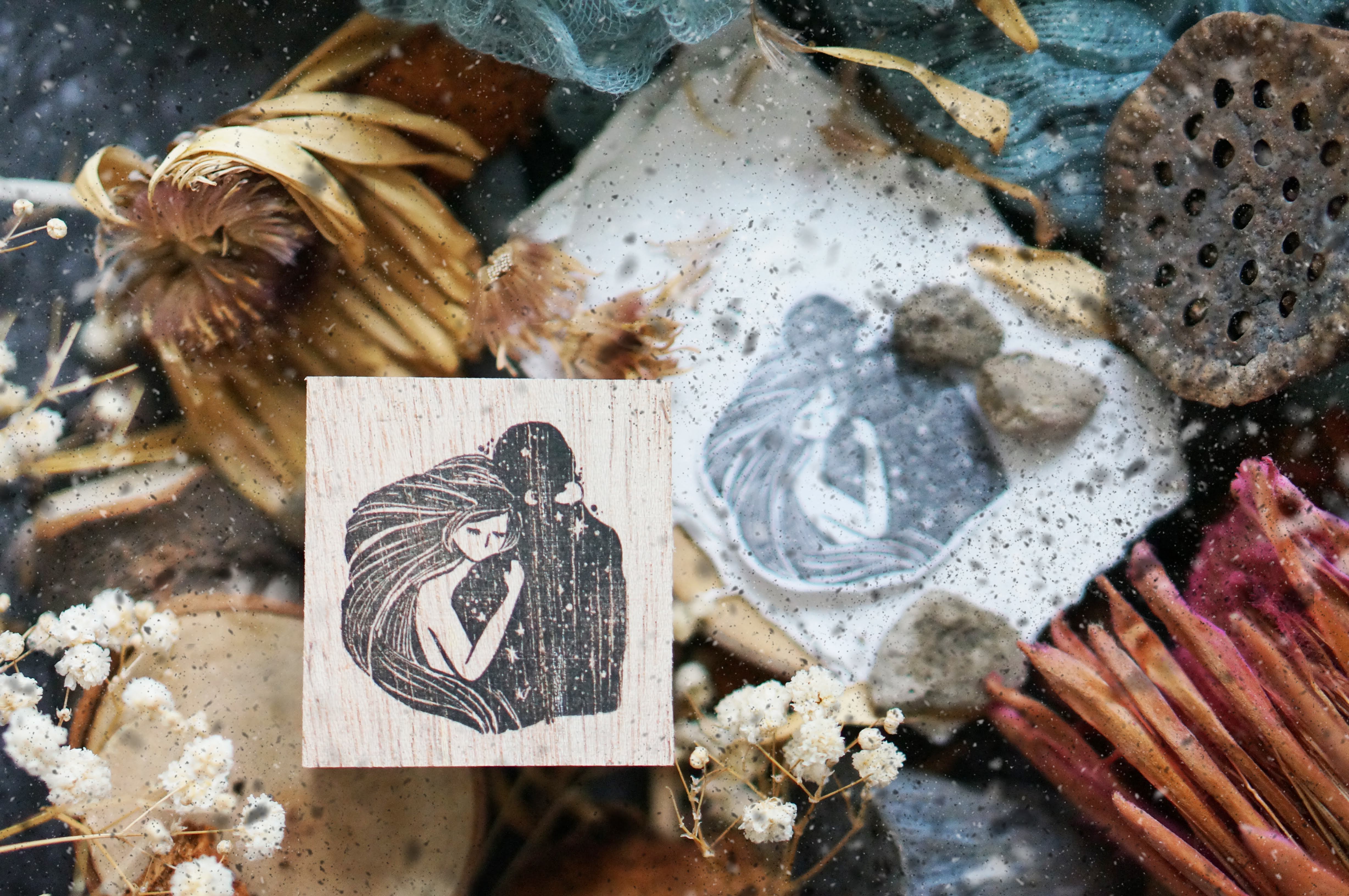 Black Milk Project Melancholy: Embrace Rubber Stamps