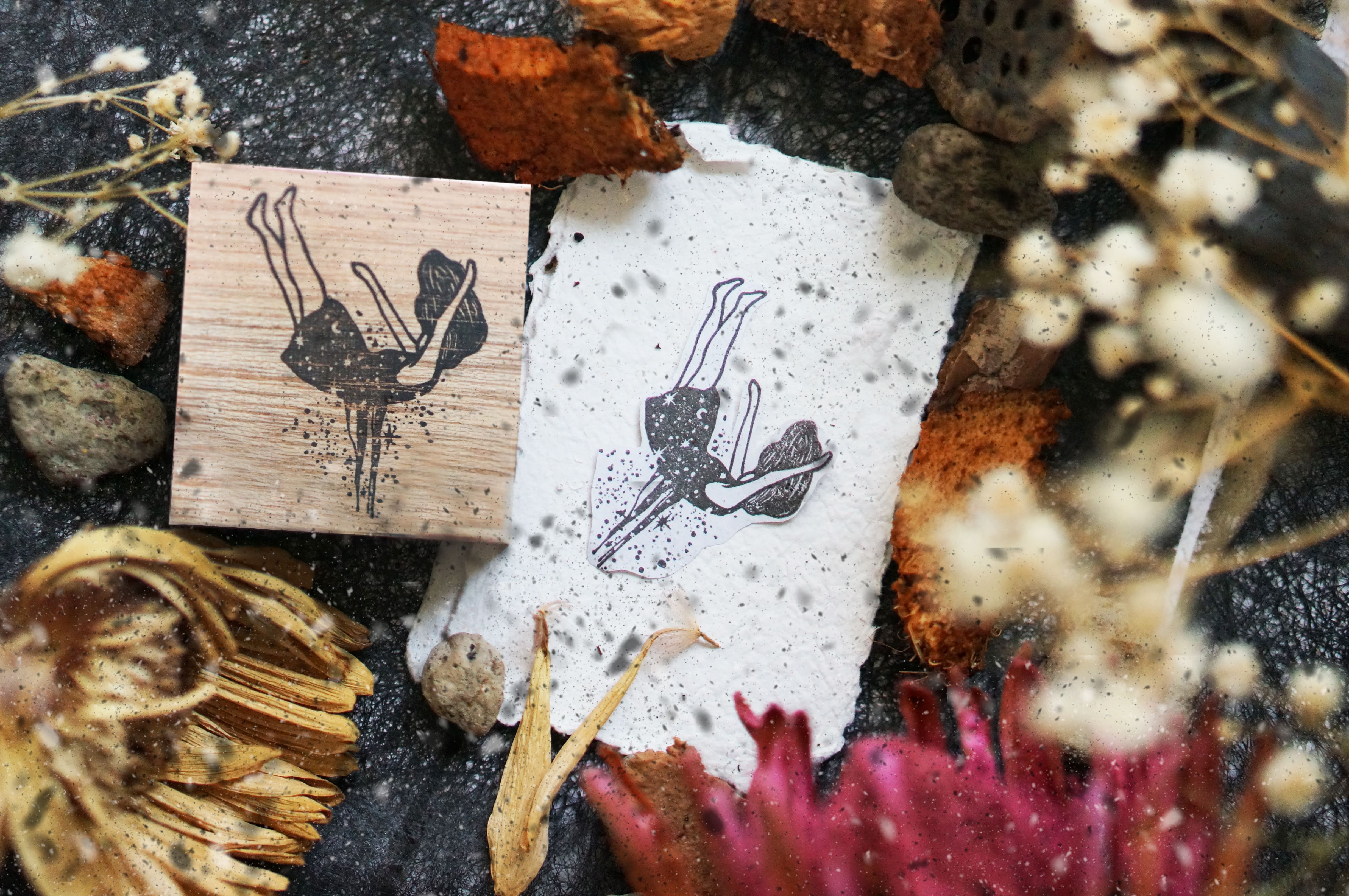Black Milk Project Melancholy: Fall Rubber Stamps