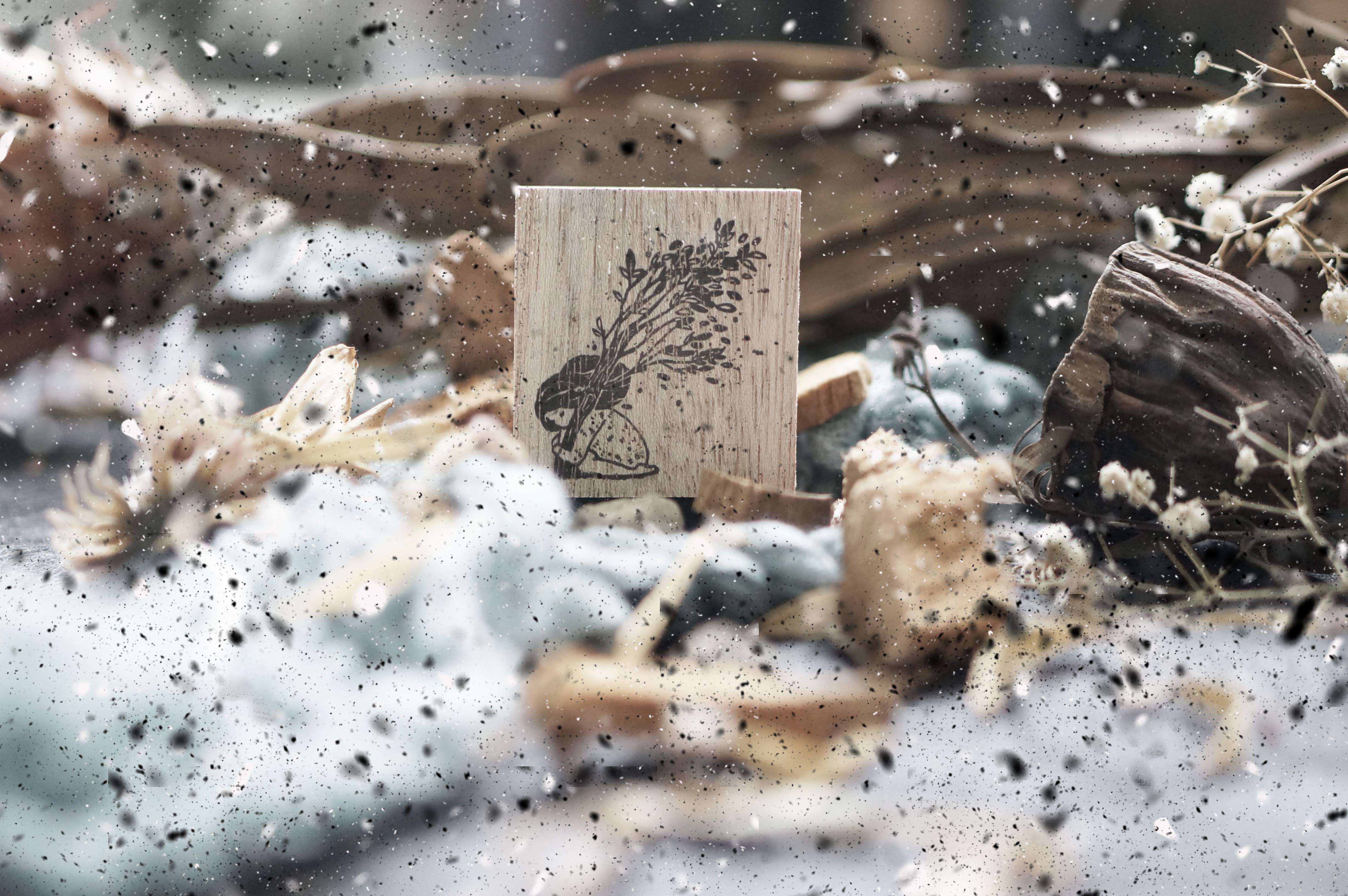Black Milk Project Melancholy: Grounding Rubber Stamps