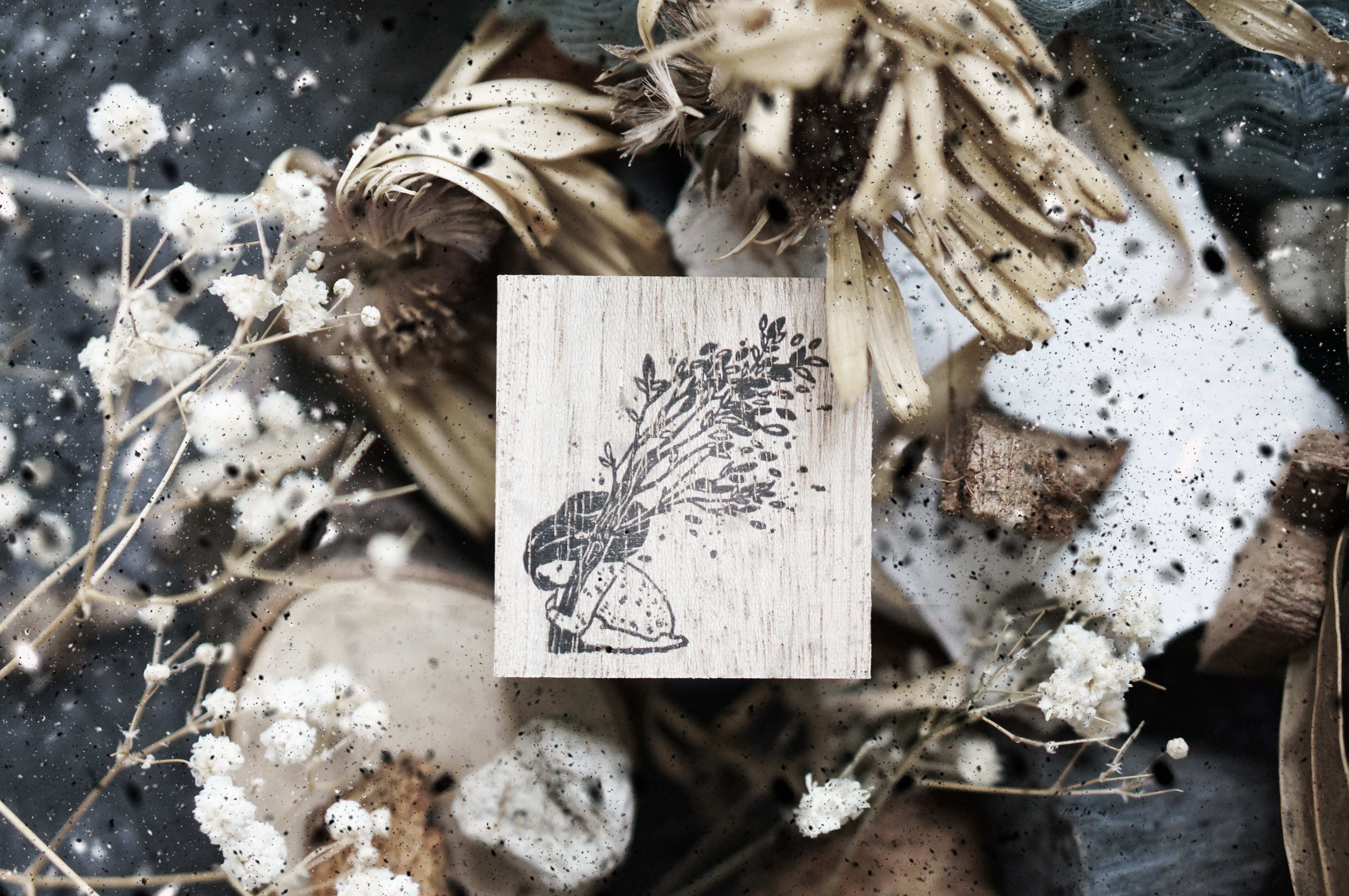 Black Milk Project Melancholy: Grounding Rubber Stamps