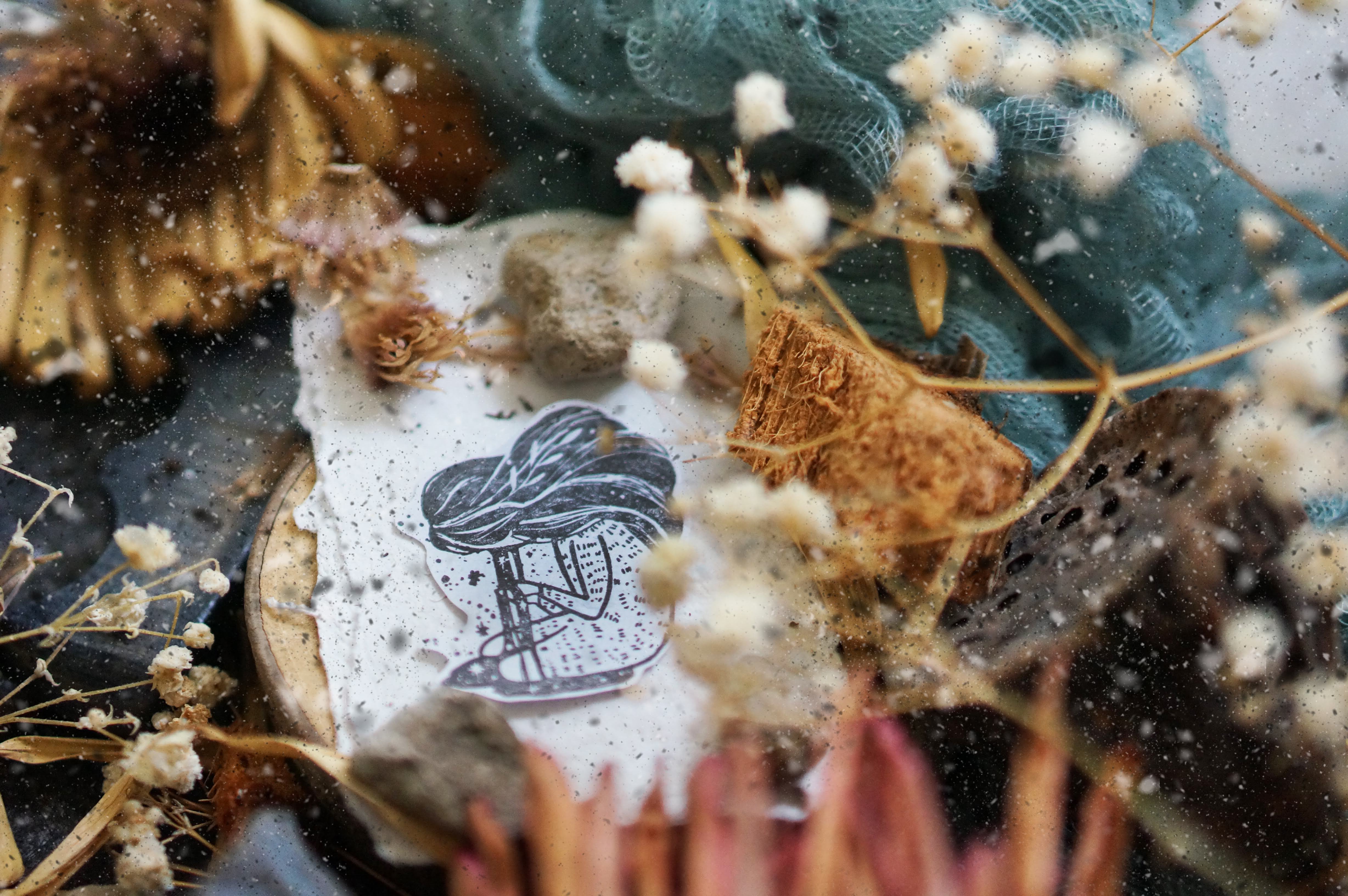 Black Milk Project Melancholy: Tears Rubber Stamps