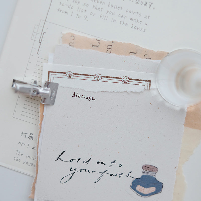 PC 9pt Tiny Text Rubber Stamps (18 types) - Smidapaper Ikigai Shop